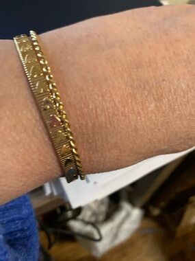 Gold Heart-Link Women's Bracelet 2 Bracelets